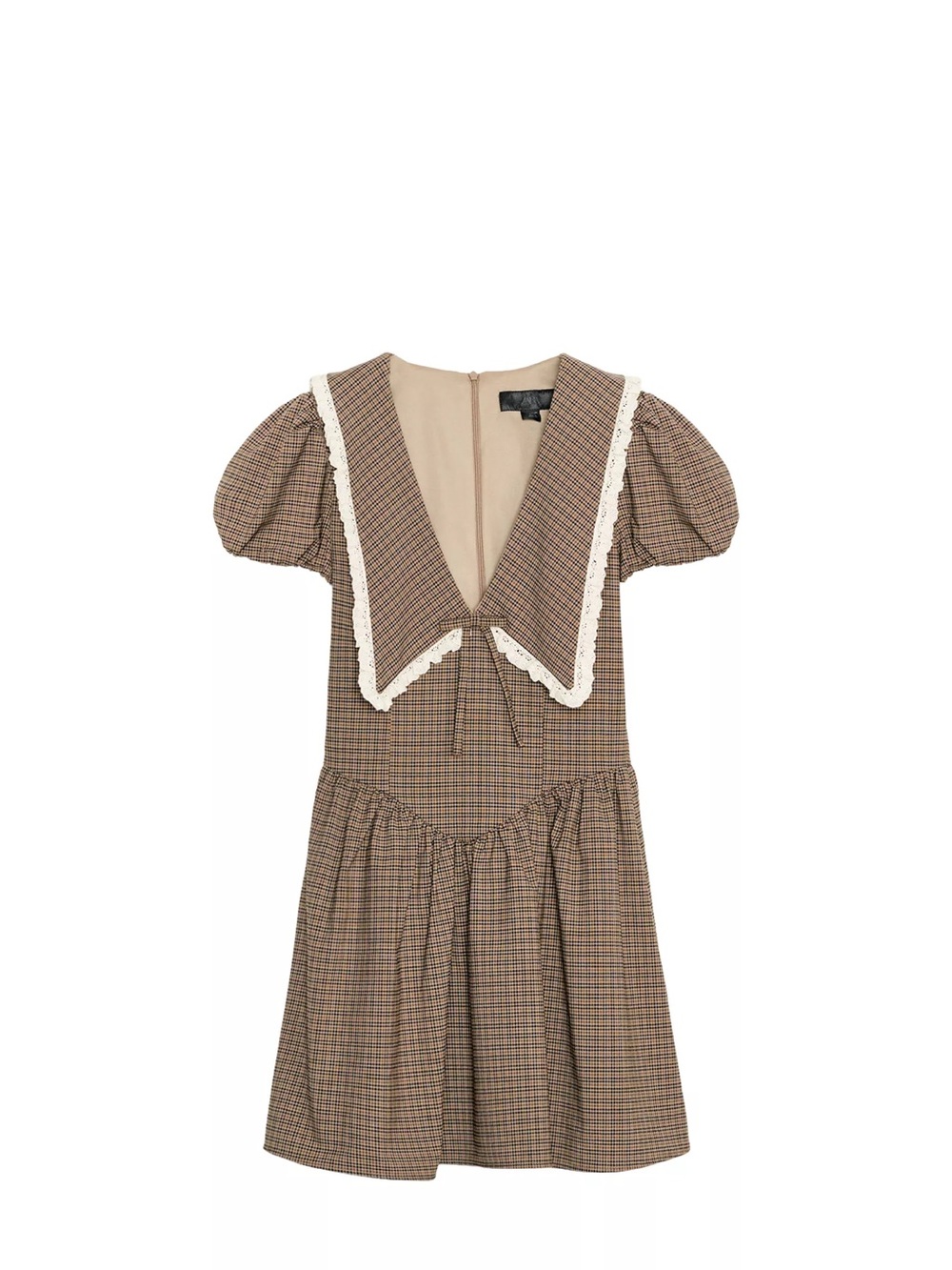 PLAID PETER PAN COLLAR DRESS